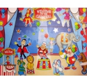 Circus Activities ~Color your own Carnival Paddleball~