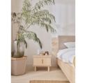 Table de chevet en bois avec 1 tiroir Omm