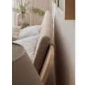 Omm Wooden Storage Bed with Slanted Headboard - 160 x 200 cm