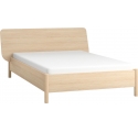Omm Wooden Storage Bed with Slanted Headboard - 160 x 200 cm