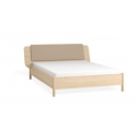 Omm Wooden Storage Bed with Slanted Headboard - 160 x 200 cm