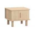 Omm Wooden Nightstand with 1 Drawer