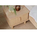 Omm Wooden Nightstand with 1 Drawer
