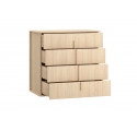 Omm 4-Drawer Wooden Chest of Drawers