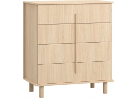 Omm 4-Drawer Wooden Chest of Drawers on Legs