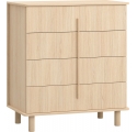 Commode 4 tiroirs en bois sur pieds Omm
