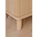 Commode 4 tiroirs en bois sur pieds Omm