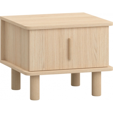 Omm Wooden Nightstand with 1 Drawer