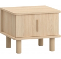 Omm Wooden Nightstand with 1 Drawer