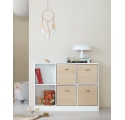 Wood shelving unit 2x5 by OLIVER FURNITURE - White