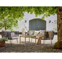 Lot de 2 fauteuils de jardin Mundo noir et taupe - Bloomingville