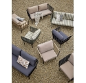 Lot de 2 fauteuils de jardin Mundo noir et taupe - Bloomingville