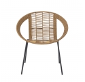 Ensemble de salon de jardin Dudine 2 fauteuils et table d'appoint - Bloomingville