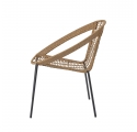 Dudine Outdoor Living Set: 2 Armchairs and Side Table - Bloomingville