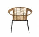 Ensemble de salon de jardin Dudine 2 fauteuils et table d'appoint - Bloomingville