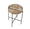 Dudine Outdoor Living Set: 2 Armchairs and Side Table - Bloomingville