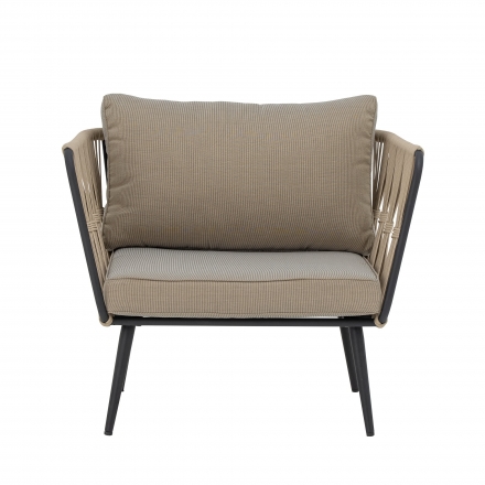 Lot de 2 fauteuils de jardin Pavone beige Bloomingville