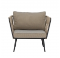 Lot de 2 fauteuils de jardin Pavone beige Bloomingville
