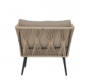 Lot de 2 fauteuils de jardin Pavone beige Bloomingville