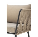 Lot de 2 fauteuils de jardin Pavone beige Bloomingville