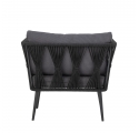 Lot de 2 fauteuils de jardin Pavone noir Bloomingville
