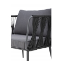 Lot de 2 fauteuils de jardin Pavone noir Bloomingville