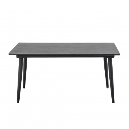 Table basse de jardin Pavone noire en métal Bloomingville - 90 x 44 cm