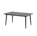 Table basse de jardin Pavone noire en métal Bloomingville - 90 x 44 cm