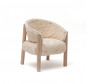 SABA Fur Milk Chair, Solid Wood