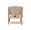 SABA Fur Milk Chair, Solid Wood