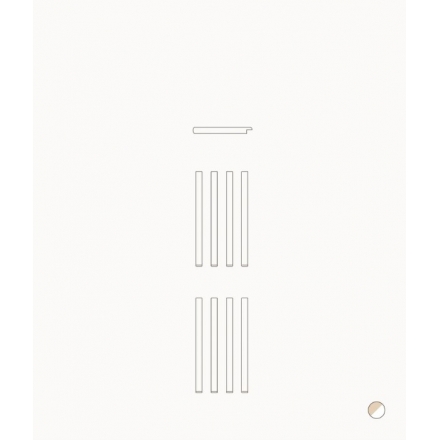 Kit de transformation Oliver Furniture de lit superposé mi-haut Mini+ en 2 lits juniors, blanc/chêne