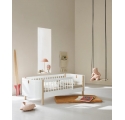 Kit de transformation Oliver Furniture de lit superposé mi-haut Mini+ en 2 lits juniors, blanc/chêne