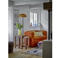 Malala 2-Seater Sofa in Orange Velvet