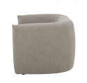 Canapé Bacio beige en polyester recyclé - L. 168 cm