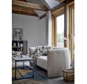 Bacio Sofa in Beige Recycled Polyester - L. 168 cm