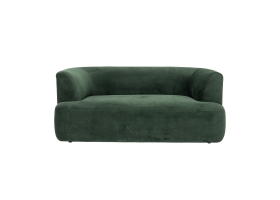 Morgan 2-Seater Sofa in green Velvet - L. 165 cm