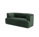 Morgan 2-Seater Sofa in green Velvet - L. 165 cm