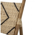 Fauteuil Lennox en teck et rotin tressé