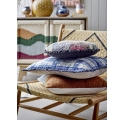 Lennox armchair in teak and woven rattan