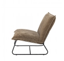 Fauteuil Cape en bouclette marron