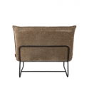 Fauteuil Cape en bouclette marron