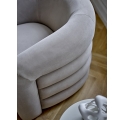 Joel armchair in grey velvet