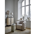 Joel armchair in grey velvet