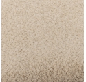 Canapé méridienne Pione beige en tissu bouclette