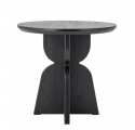 Vixen black round dining table Ø80 cm