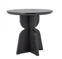 Table de salle à manger ronde Vixen noire Ø80 cm