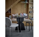 Table de salle à manger ronde Vixen noire Ø80 cm