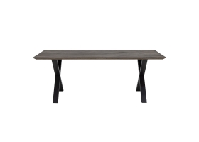 Table de salle à manger Maldon en chêne marron 200 cm