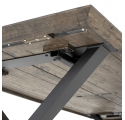 Table de salle à manger Maldon en chêne marron 200 cm