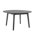 Peron black round dining table Ø140 cm